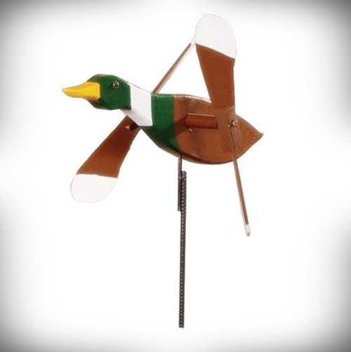 Whirlybird Mallard Duck Spinner w/Pole